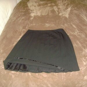 Ann Taylor Black Wool Blend Skirt - NEW - Size 14